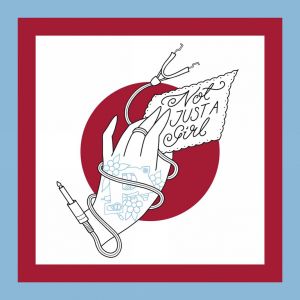 Not Just a Girl Flash Day logo by Melanie Milne